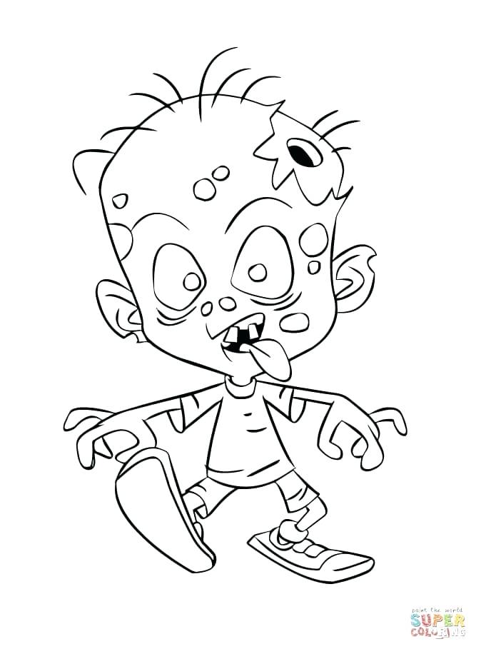 674x916 Zombie Coloring Pages Free Coloring Pages Zombie Child Plants Vs