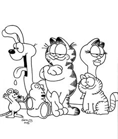 236x279 Music Coloring Pages Garfield Music Coloring Pages Com Gif