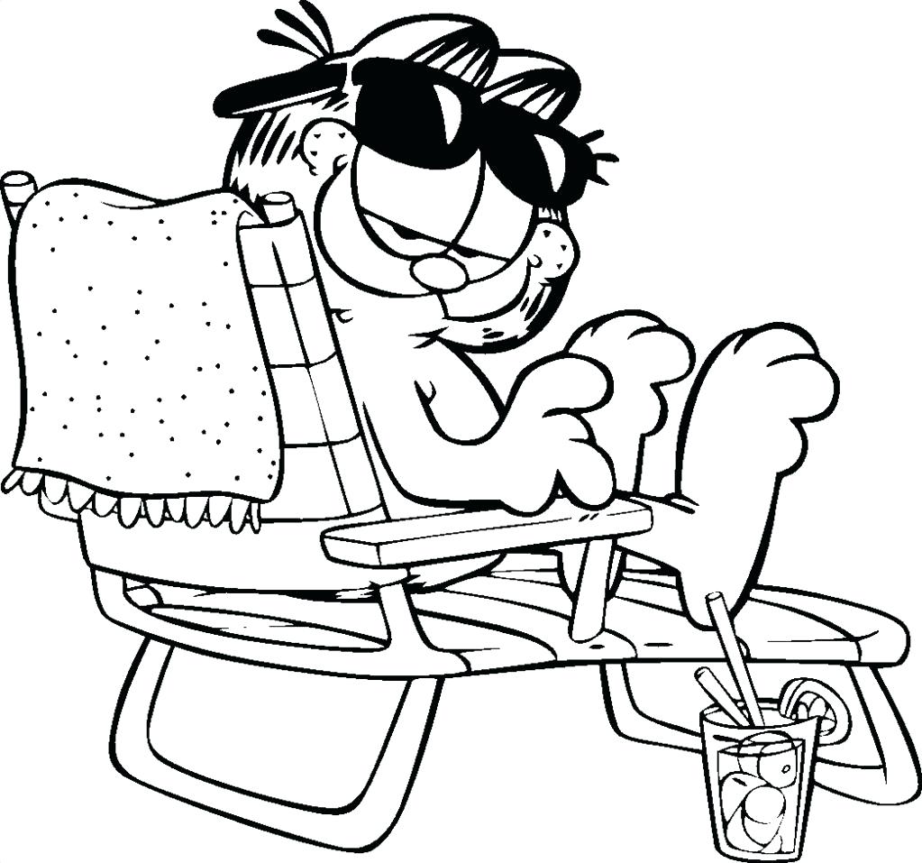 1023x957 Coloring Pages Garfield Coloring Pages Good Image Christmas