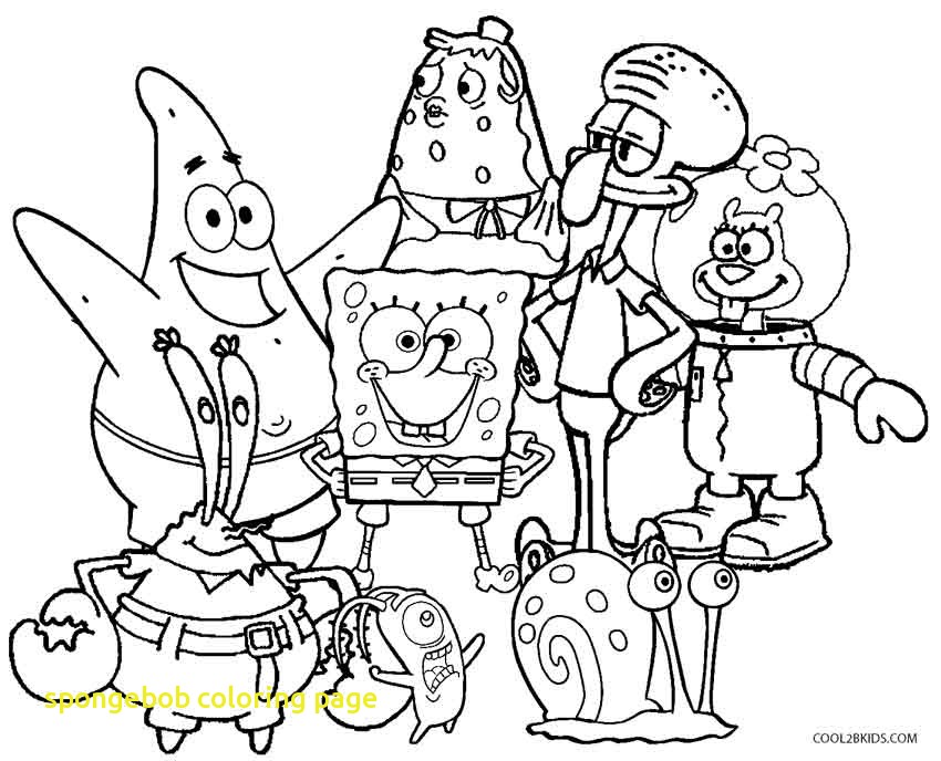 850x688 Spongebob Coloring Page With Spongebob And Gary Coloring Pages