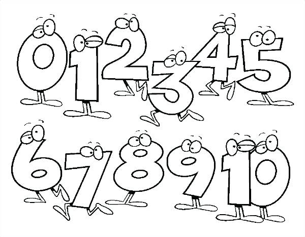 600x467 Number Coloring Page Now Color