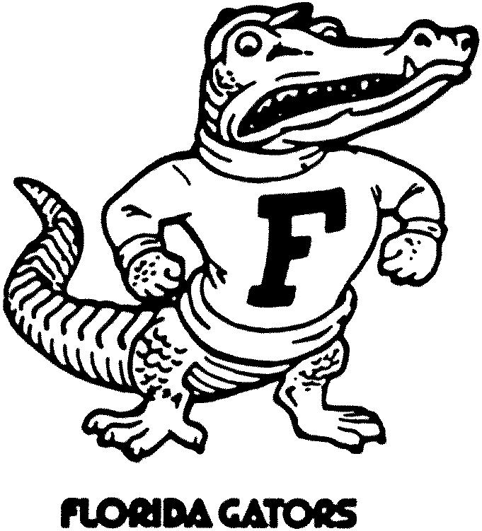 681x751 Gator Coloring Pages