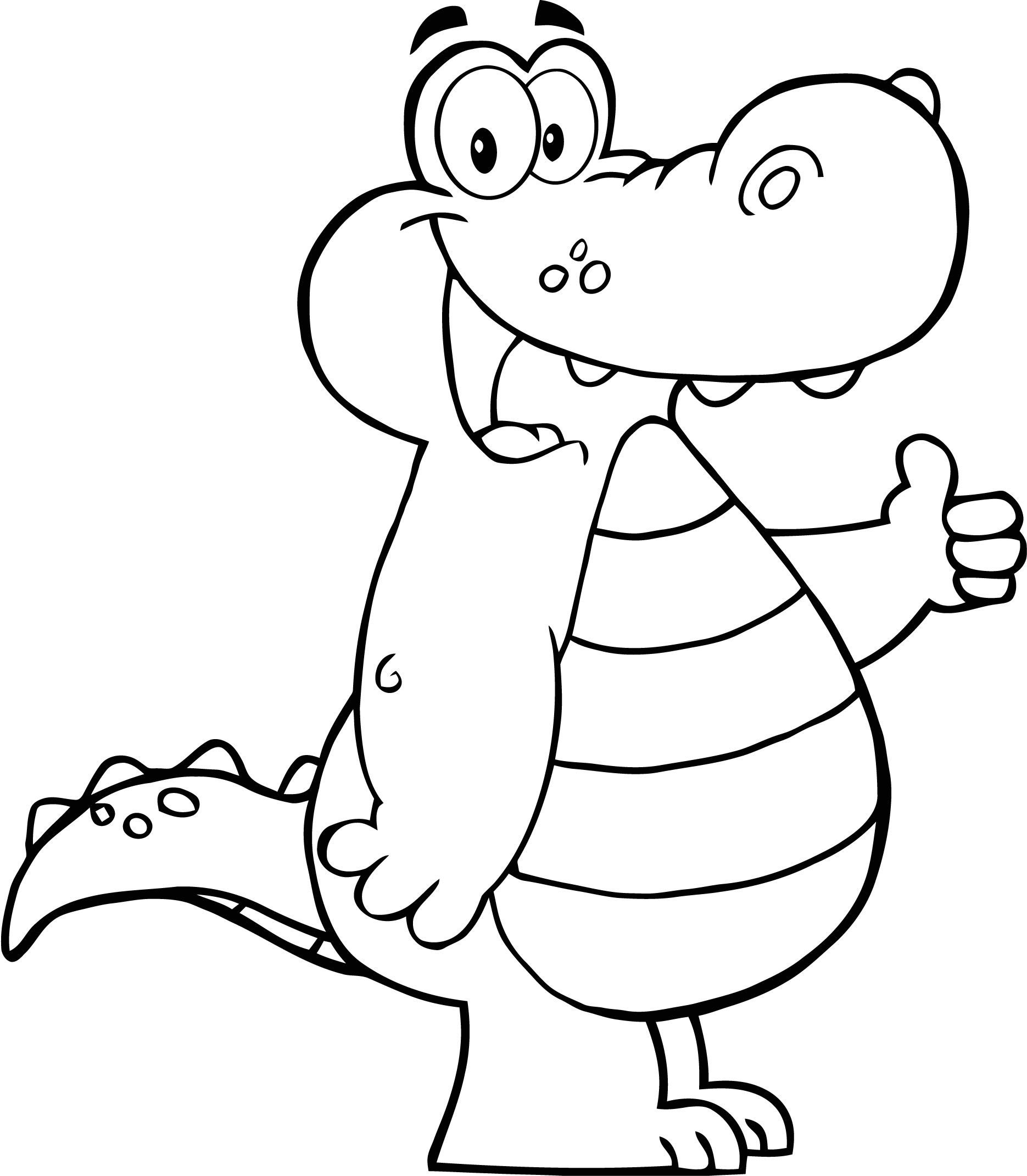 1870x2140 Gator Coloring Pages Best Alligator Pictures To Color