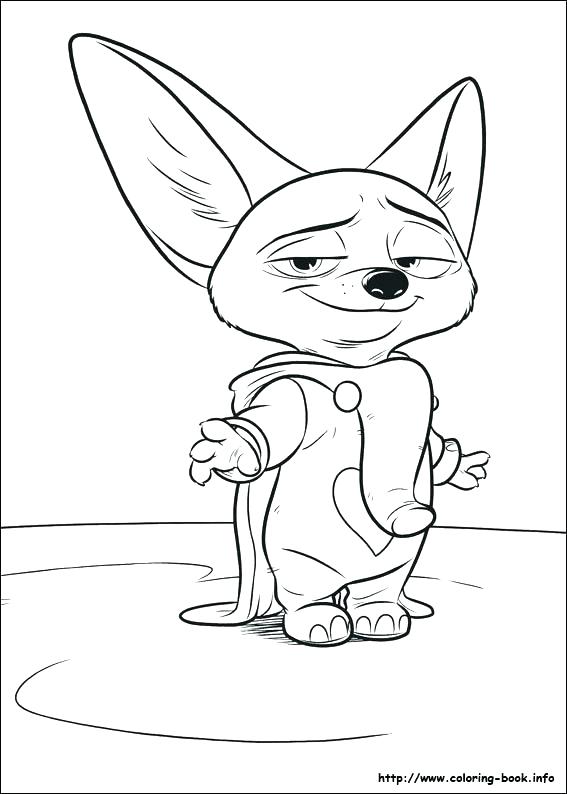 567x794 Zootopia Coloring Pages Flash A Sloth Coloring Page Zootopia