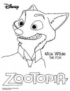 228x295 Zootopia Gazelle Coloring Page Free Printable Coloring Pages
