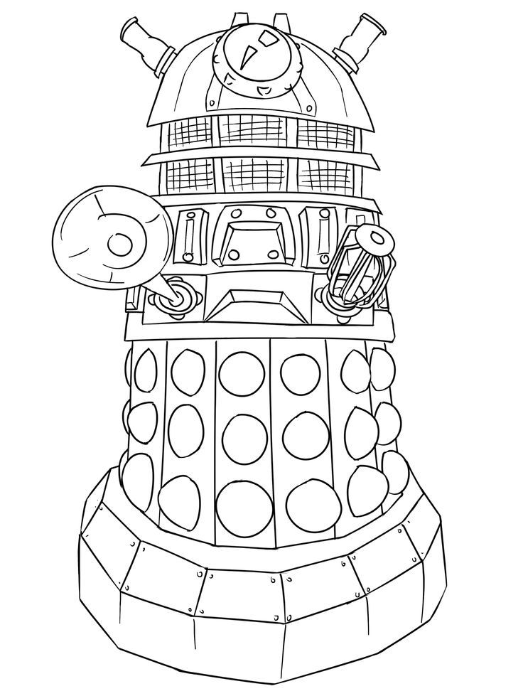 736x979 Dr Who Coloring Page Coloring Pages Lineart Doctor Who