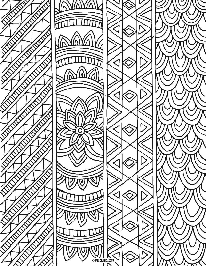 850x1100 Marvelous Intricate Printable Coloring Pages For Gel Pens Mandala