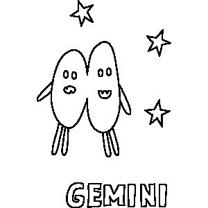 300x300 Primitive Gemini Zodiac Colori