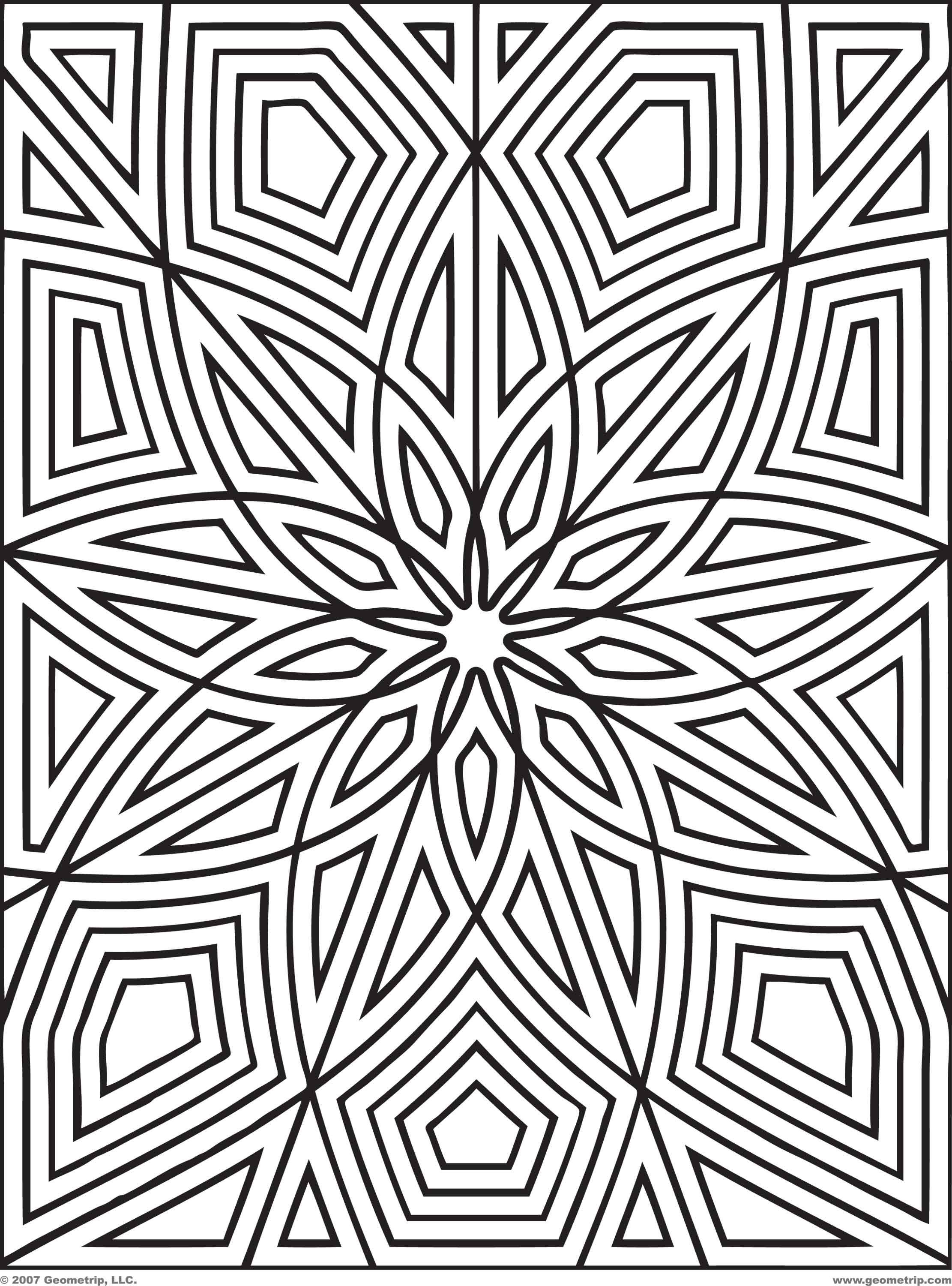 2222x3000 Adult Coloring Pages Geometric Mosm