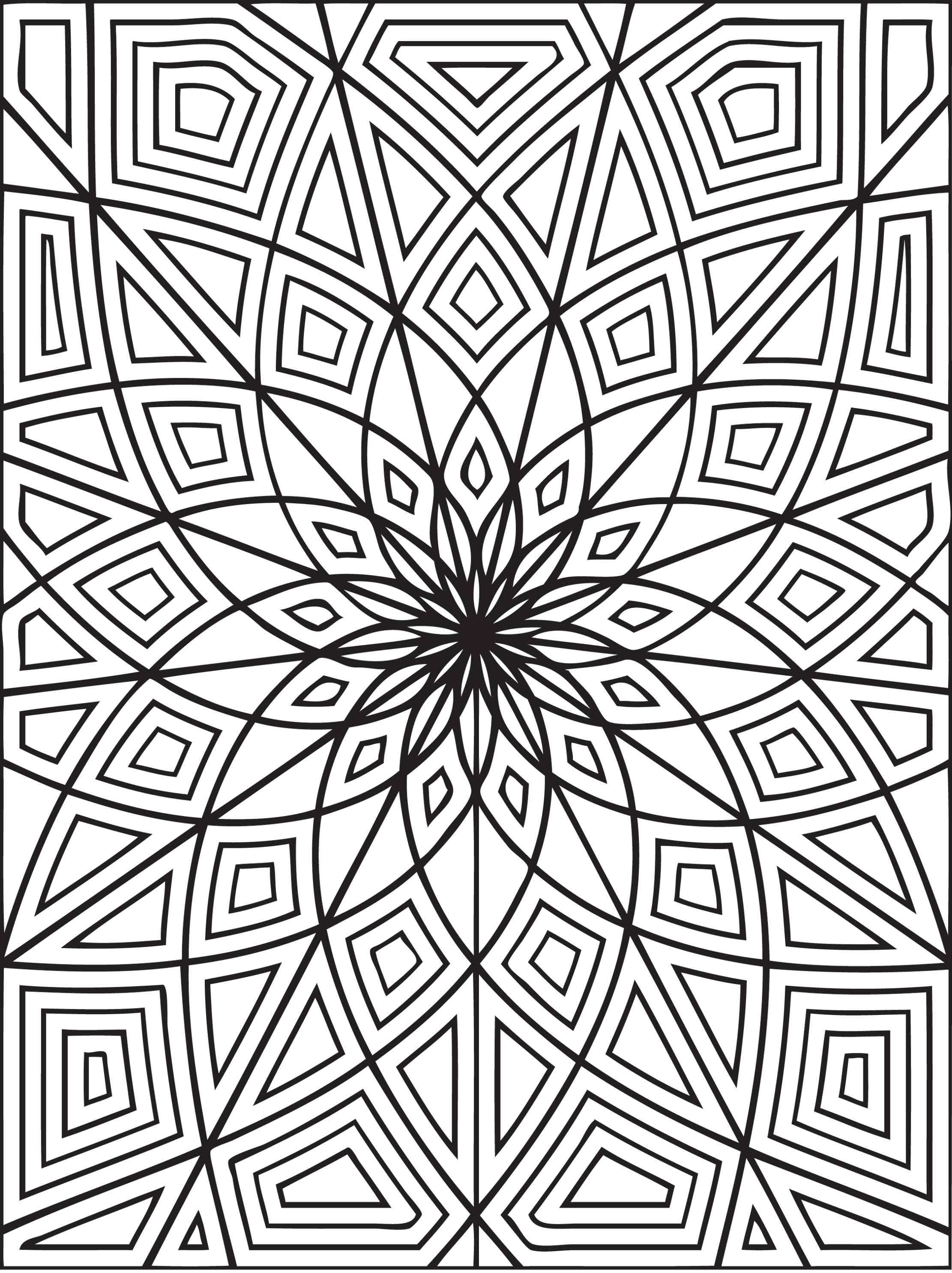 2222x2970 Geometric Animal Coloring Pages Allmadecine Weddings
