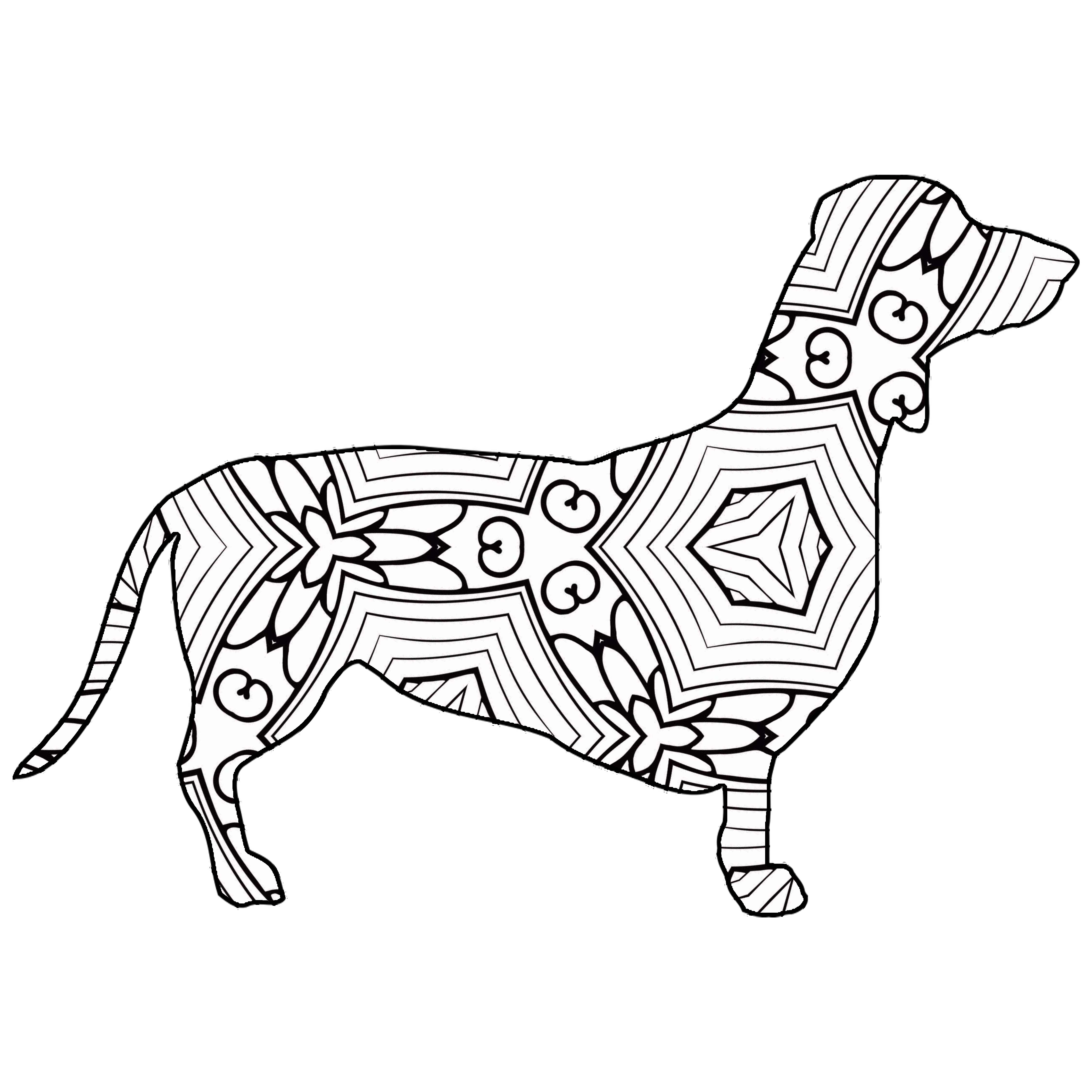 4500x4500 Best Of Free Coloring Pages A Geometric Animal Coloring Book