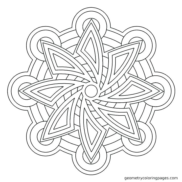 736x736 Easy Geometric Coloring Pages Geometric Coloring Pages