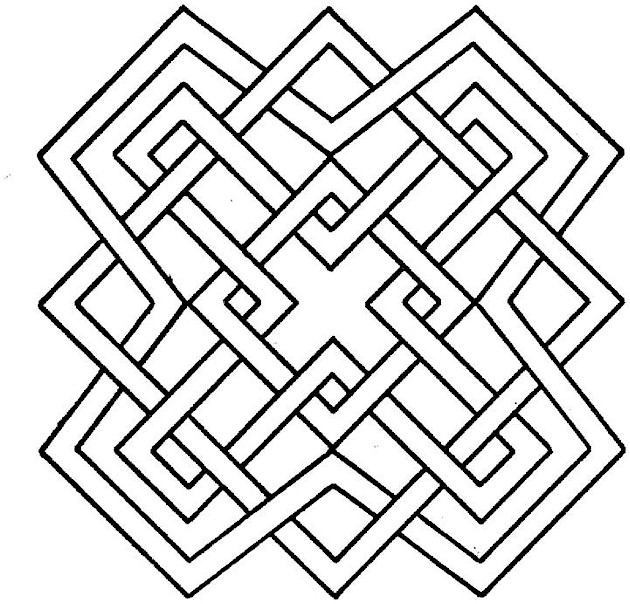 630x604 Free Geometric Coloring Pages Geometric Coloring Pages To Print