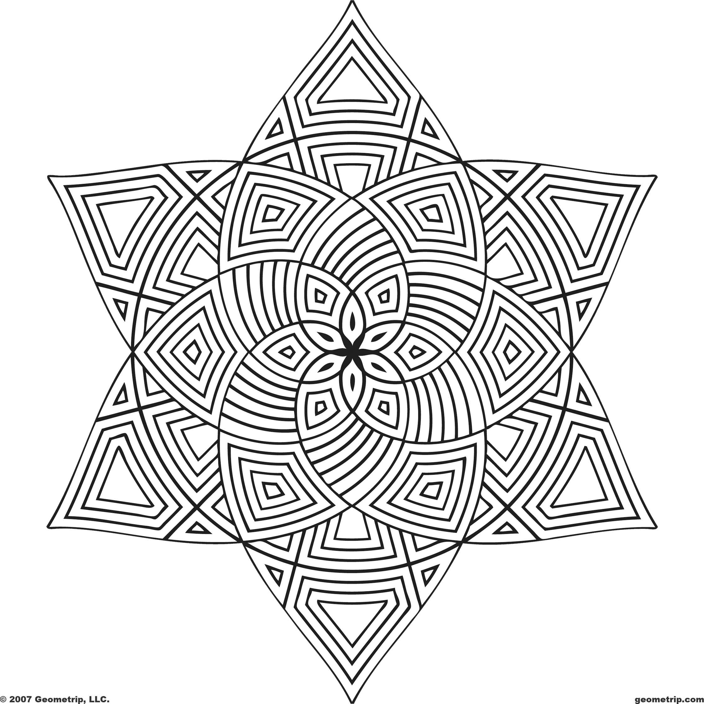 2250x2250 Geometric Coloring Pages For Kids Free Printable Coloring Pages