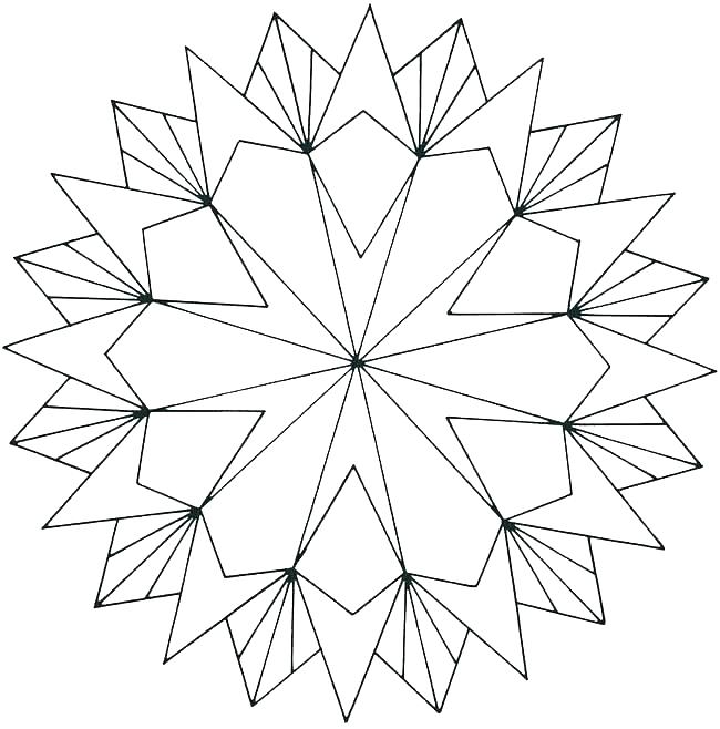 650x658 Geometric Coloring Pages Pdf Geometric Coloring Pages Geometric
