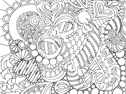 500x374 Geometric Pattern Coloring Pages Coloring Pages Flowers