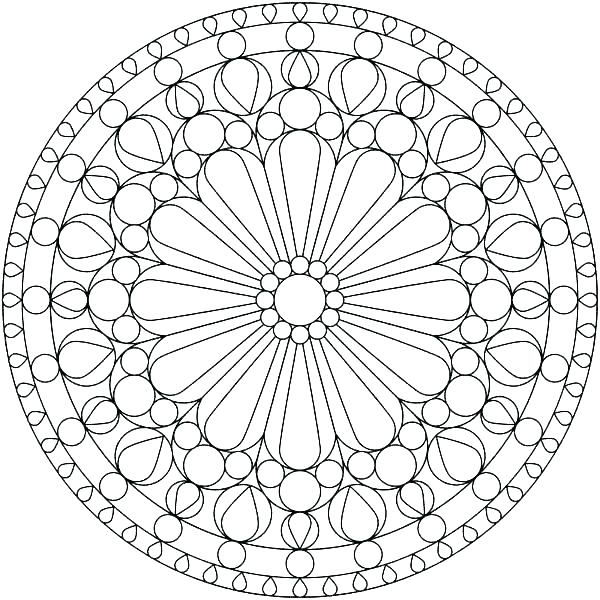 600x600 Geometric Color Pages