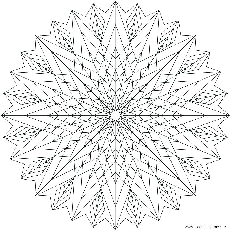 800x800 Geometric Color Pages Geometric Coloring Pages For Kids Geometric