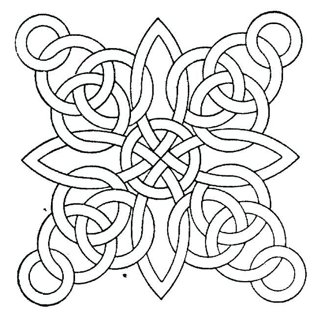 630x630 Geometric Design Coloring Pages Geometrical Design Coloring Book