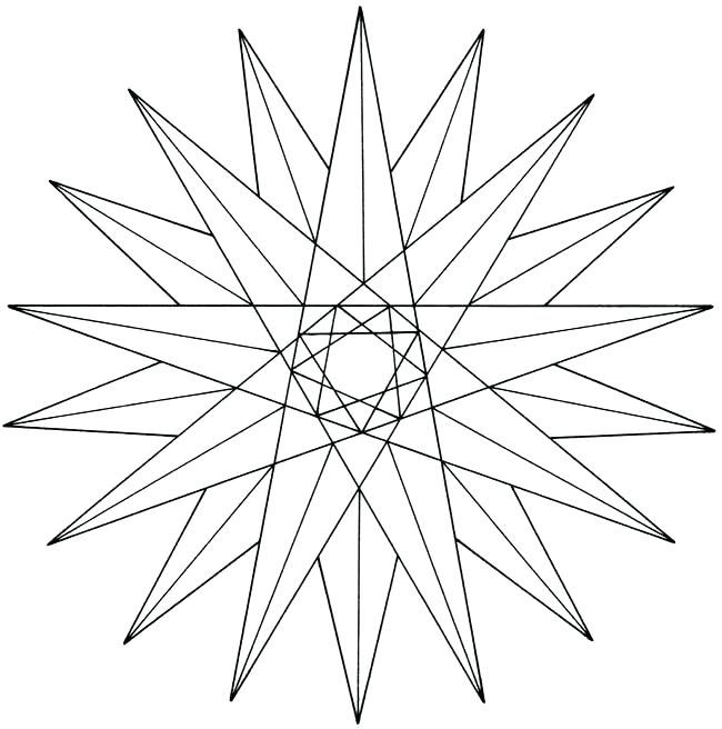 650x656 Geometric Shapes Coloring Pages Geometric Shapes Coloring Pages