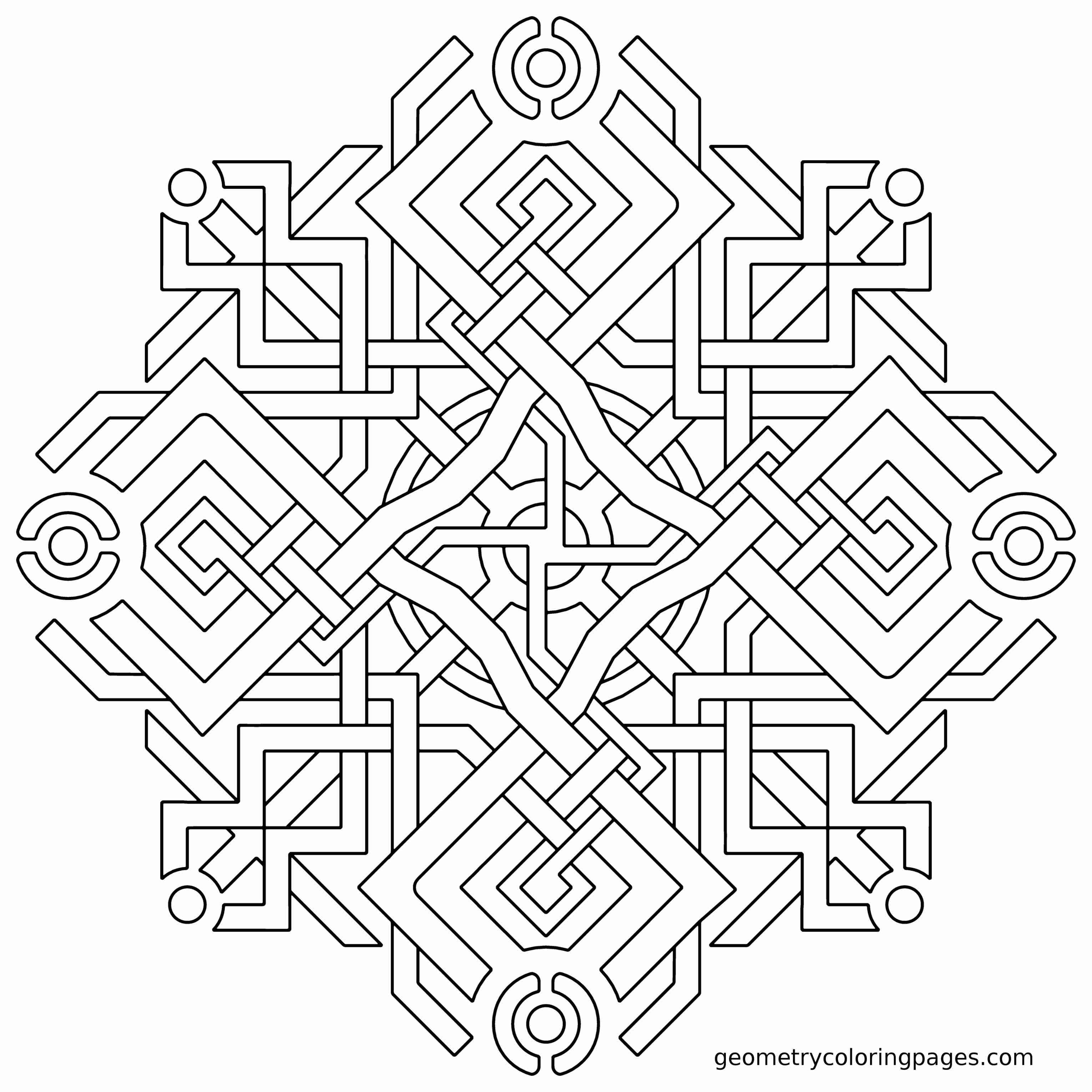 3060x3060 Geometry Coloring Pages Printable Image In Geometric Page Olegratiy