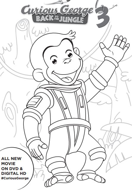444x640 Free Curious George Printable Activities