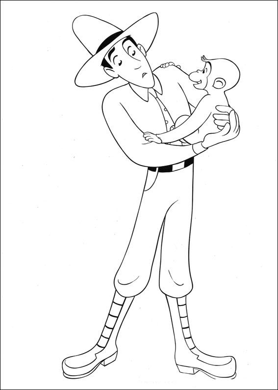 567x794 Kids N Coloring Pages Of Curious George