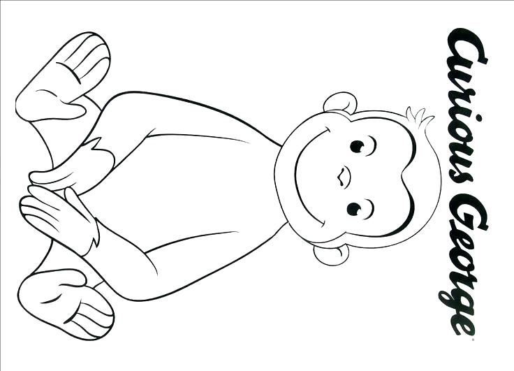 736x531 George Coloring Pages Curious Coloring Pages Draw Coloring Pages