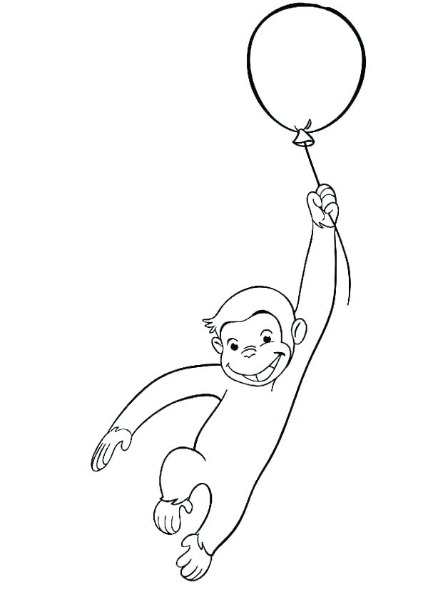 600x840 George Coloring Pages Curious Coloring Sheet Curious Coloring