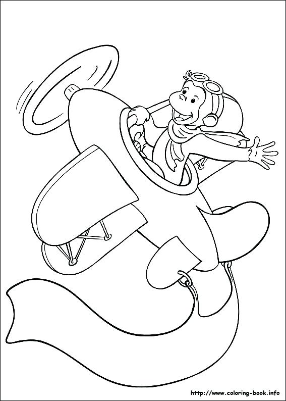 567x794 George Coloring Pages Curious Ornament George Monkey Coloring