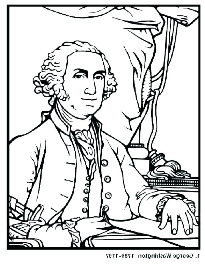 George Washington Coloring Page Horse Sketch Coloring Page