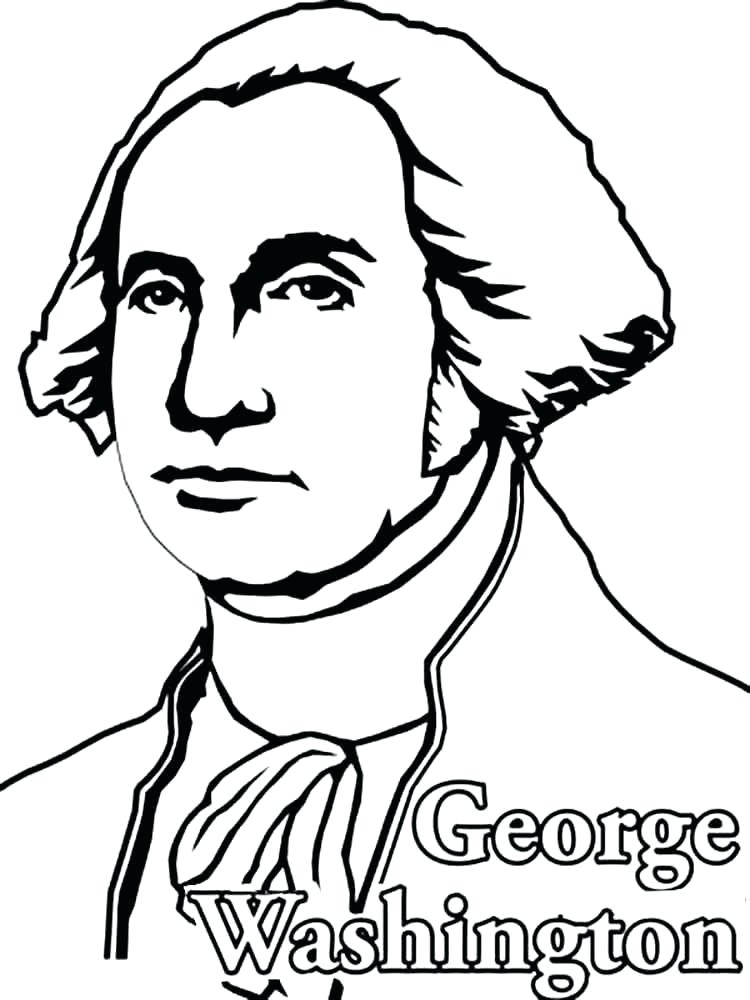 750x1000 George Washington Coloring Page New Coloring Page Image Pages Best