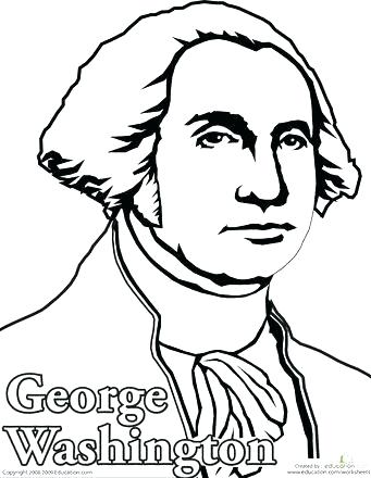 341x440 Free Printable Coloring Pages Of George Washington Coloring Page