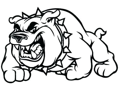 468x351 Georgia Bulldogs Coloring Pages Bulldog Coloring Book Bulldogs