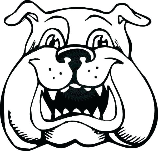 600x575 Georgia Bulldogs Coloring Pages