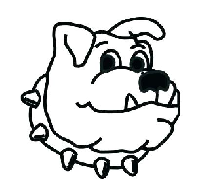 406x394 Bulldog Coloring Page Bulldogs Coloring Pages Free Bulldog