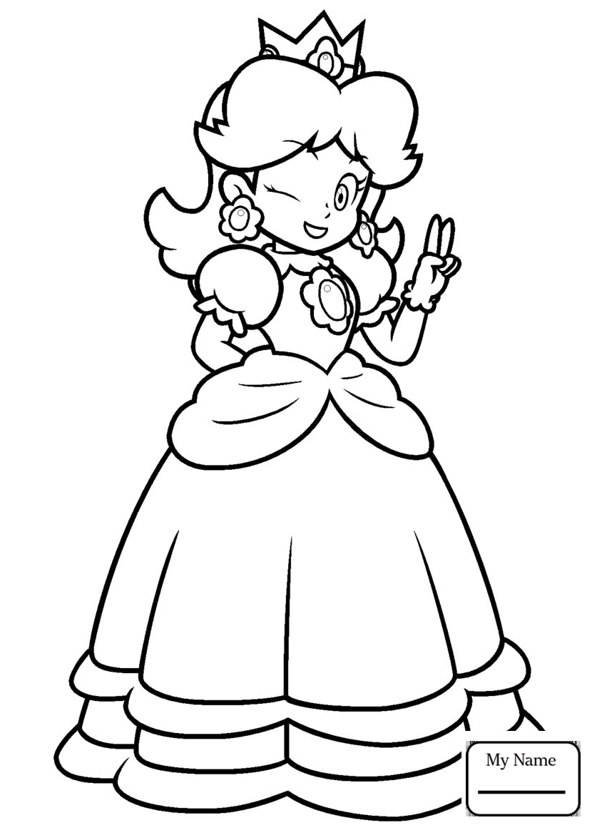 830x1164 Daisy From Mario Coloring Pages