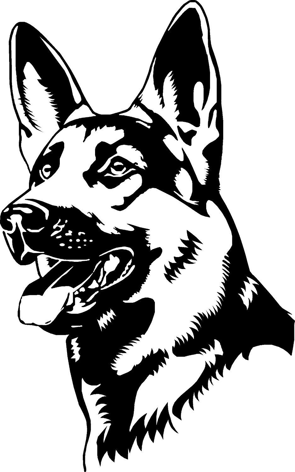 937x1500 German Shepherd Coloring Pages Color Bros In Sharry German