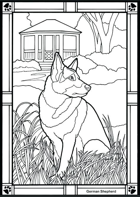 474x668 German Shepherd Coloring Book Plus Coloring Pages Great Castles