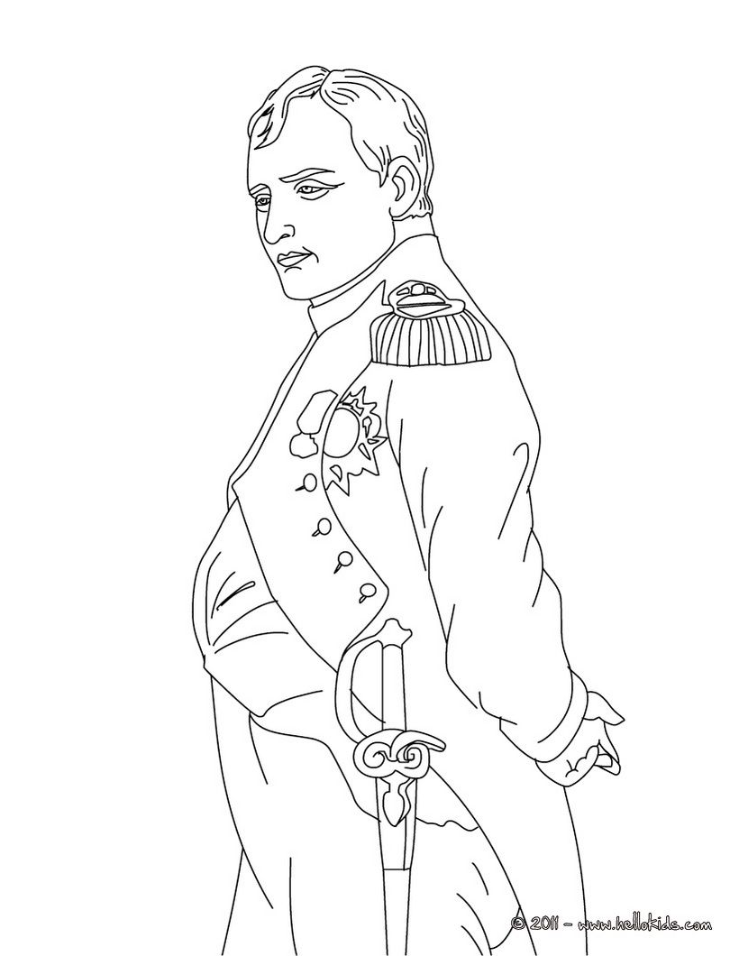 820x1060 Napoleon Coloring Page Cc Cycle Napoleon