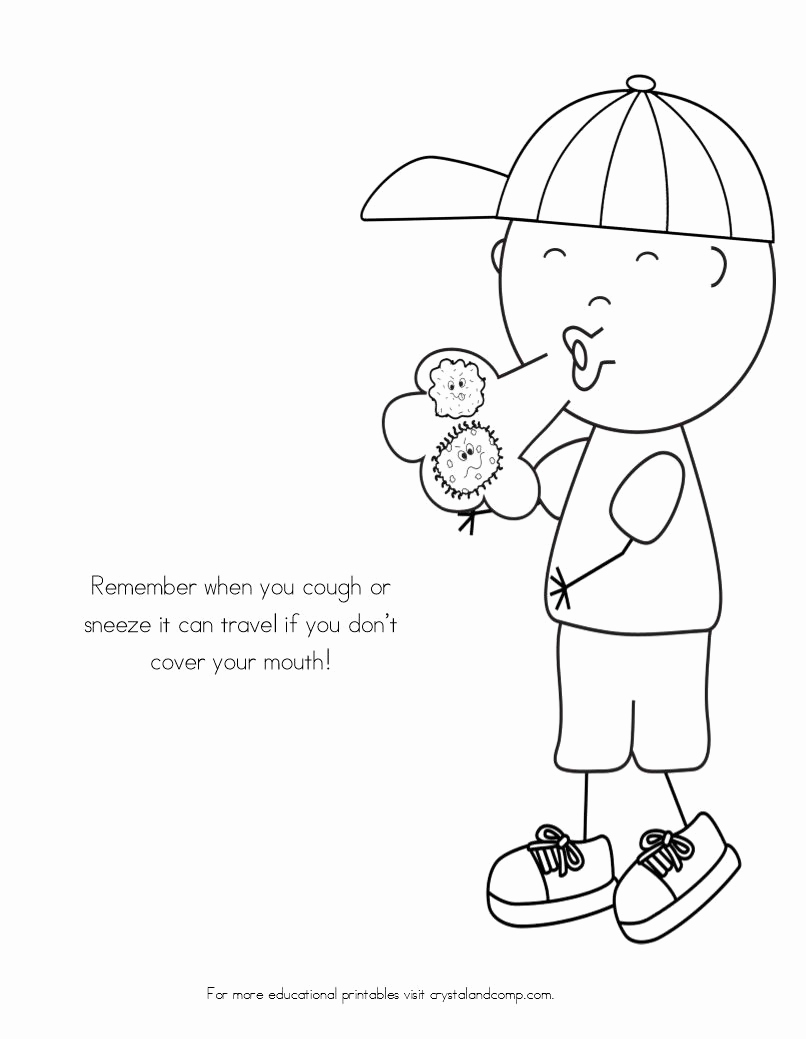 806x1039 Nurse Coloring Pages Fresh No More Spreading Germs Coloring Pages