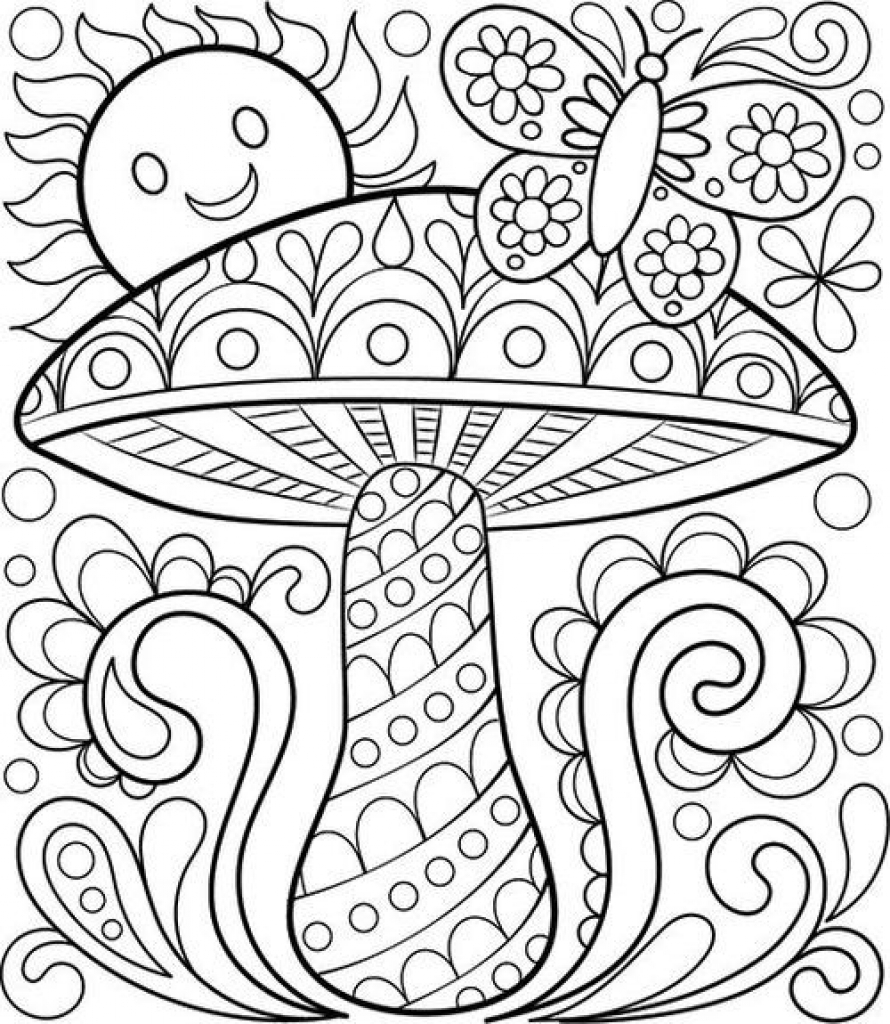 890x1024 Stylist Design Full Page Coloring Pages Blank Color Download