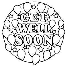 230x230 Top Free Printable Get Well Soon Coloring Pages Online Free