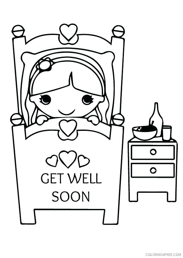 595x842 Feel Better Coloring Pages Get Well Soon Colouring Page Get Well