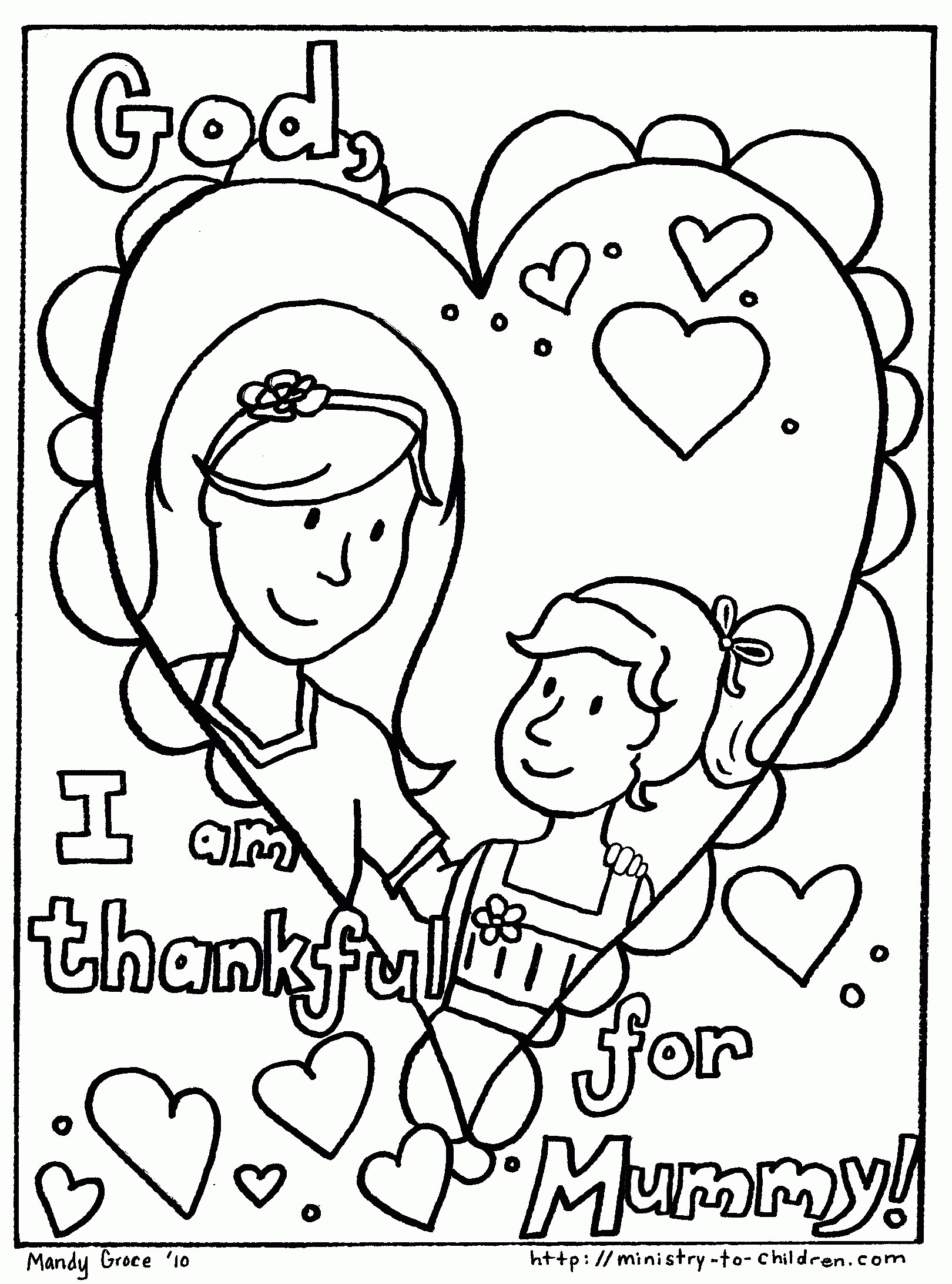 1620x2184 I Loveou Mom Coloring Page Source Bvh Christmas Pages