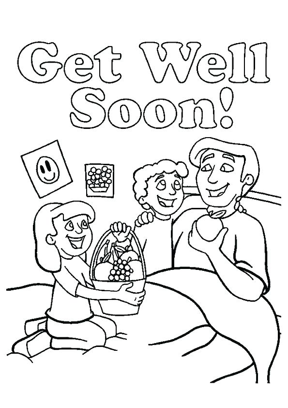 595x842 Get Well Soon Printable Coloring Pages Get Well Coloring Pages