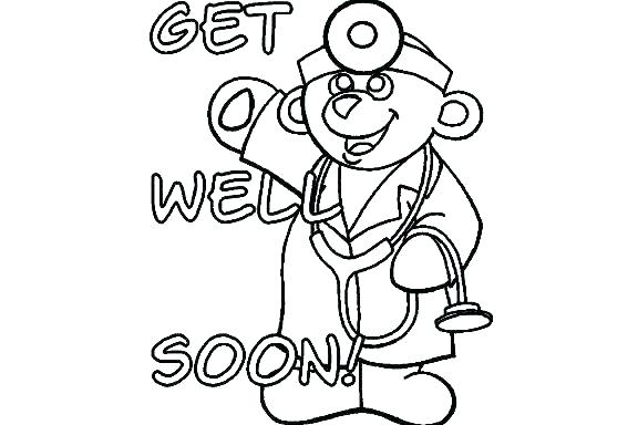 576x384 Printable Get Well Cards To Color Get Well Soon Coloring Pages Get