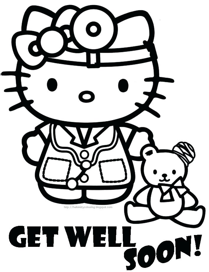 708x919 Get Well Coloring Pages