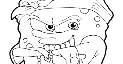 400x210 Spongebob Coloring Pages
