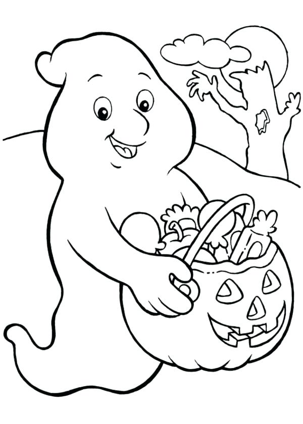 600x840 Halloween Ghost Coloring Pages Ghost Halloween Coloring Pages